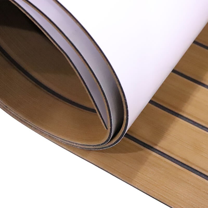 Brown Black Fake Teak Flooring for Boats - US Warehouse - HJDECK