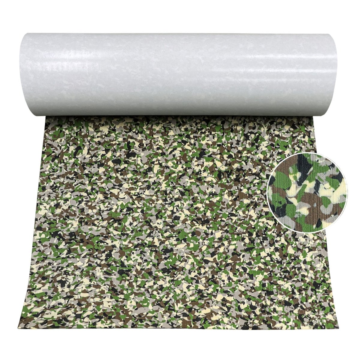Brushed Jungle Camo Boat Flooring - HJDECK