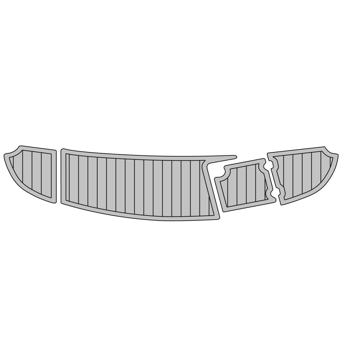 Chaparral 210 SSI Pre Cut Boat Decking Swim Platform Pad - HJDECK