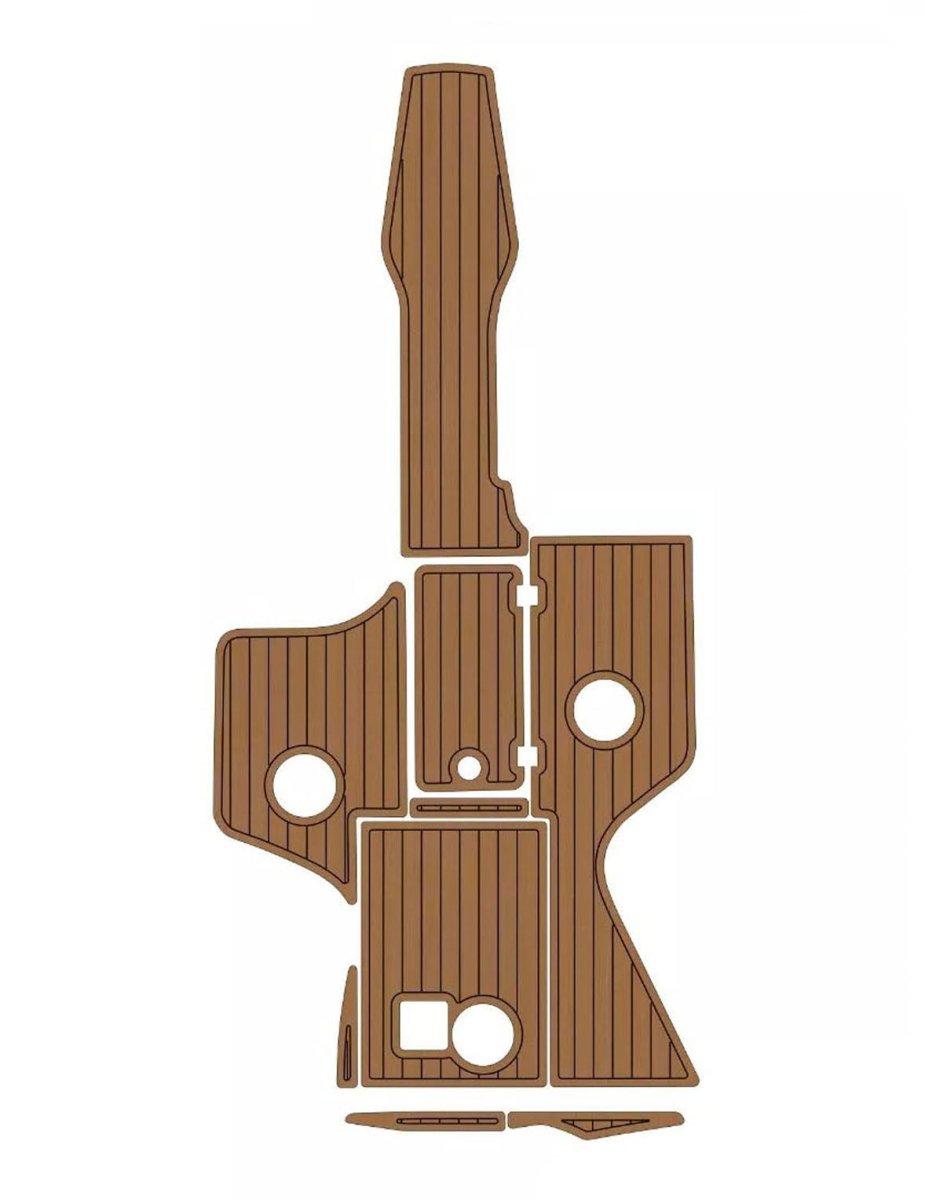 Chaparral 230 SSI EVA Foam Teak Deck Flooring Swim Step Mats - HJDECK