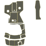 Chaparral 230 SSI EVA Foam Teak Deck Flooring Swim Step Mats - HJDECK