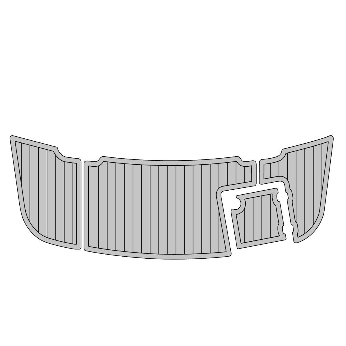 Chaparral 246 Swim Platform Boat Deck Mats - HJDECK