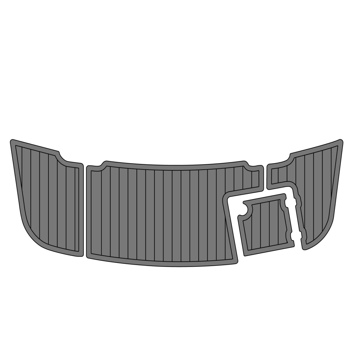 Chaparral 246 Swim Platform Boat Deck Mats - HJDECK