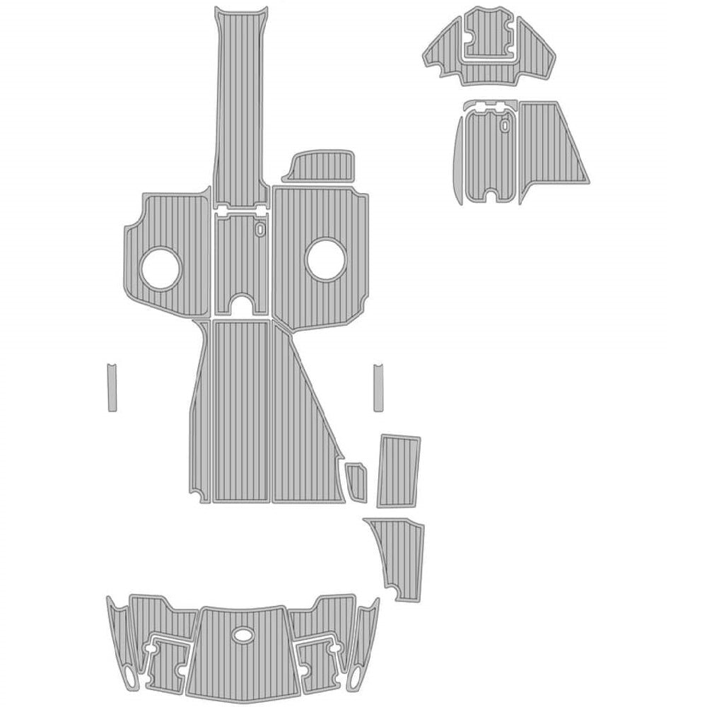 Chaparral 284 Sunesta EVA Foam Teak Deck Flooring Cockpit & Swim Step Mats - HJDECK