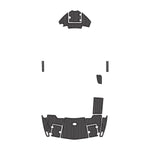 Chaparral 284 Sunesta EVA Foam Teak Deck Flooring Cockpit & Swim Step Mats - HJDECK