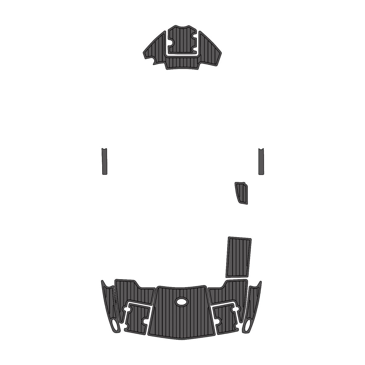 Chaparral 284 Sunesta EVA Foam Teak Deck Flooring Cockpit & Swim Step Mats - HJDECK