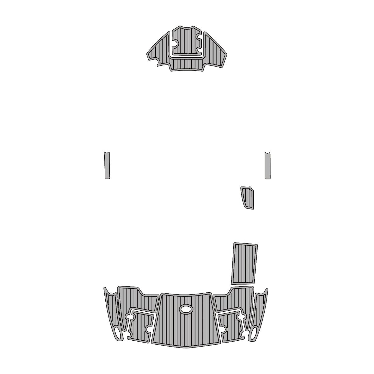 Chaparral 284 Sunesta EVA Foam Teak Deck Flooring Cockpit & Swim Step Mats - HJDECK