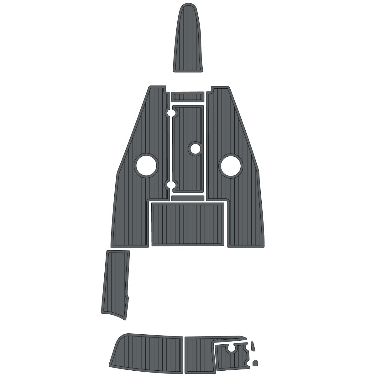 Crownline 190 LS 2006 EVA Foam Boat Decking Kits - HJDECK