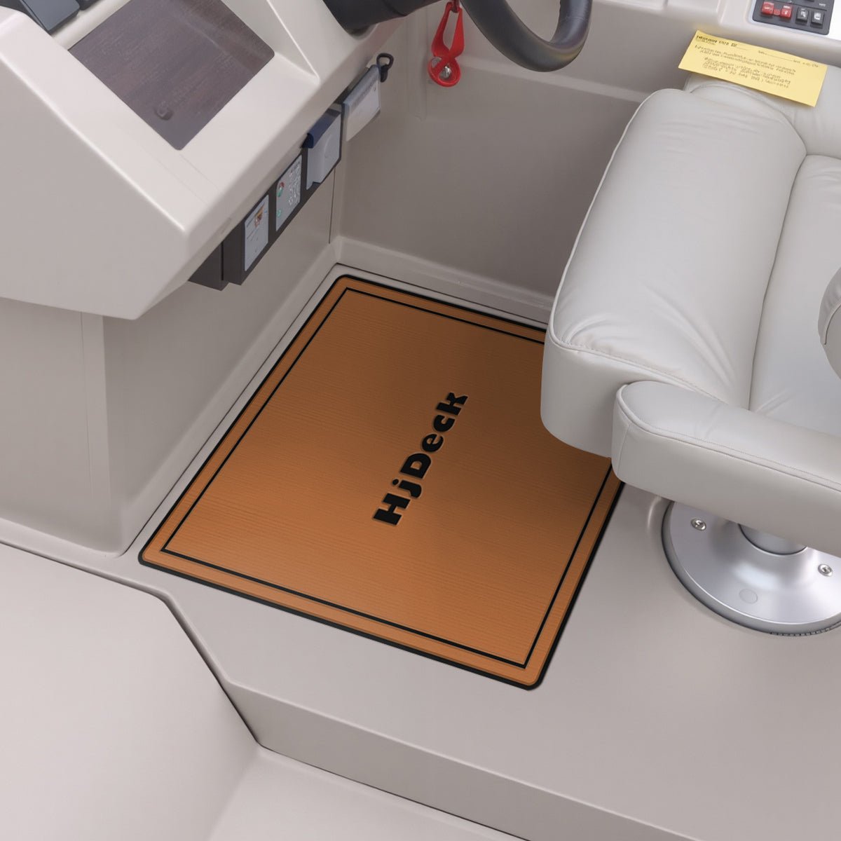Custom Boat Helm Pad - HJDECK