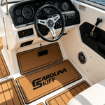 Custom Carolina Skiff Boats Helm Pad - HJDECK