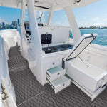 Diamond Non - Slip Self - Adhesive Flooring EVA Foam Decking Sheet for Boats 74.8"x27.6" - HJDECK