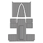 Eliminator Daytona 27 2005 EVA Foam Faux Teak Boat Deck Mat Flooring Marine Decking - HJDECK