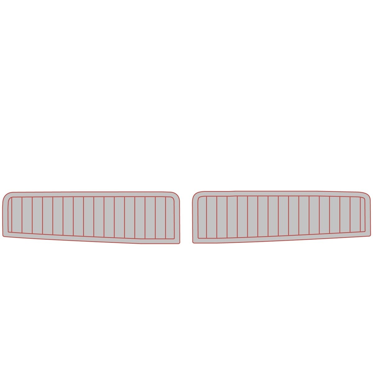 Eliminator Eagle 25 1997 EVA Foam Faux Teak Boat Deck Mat Flooring Marine Decking - HJDECK