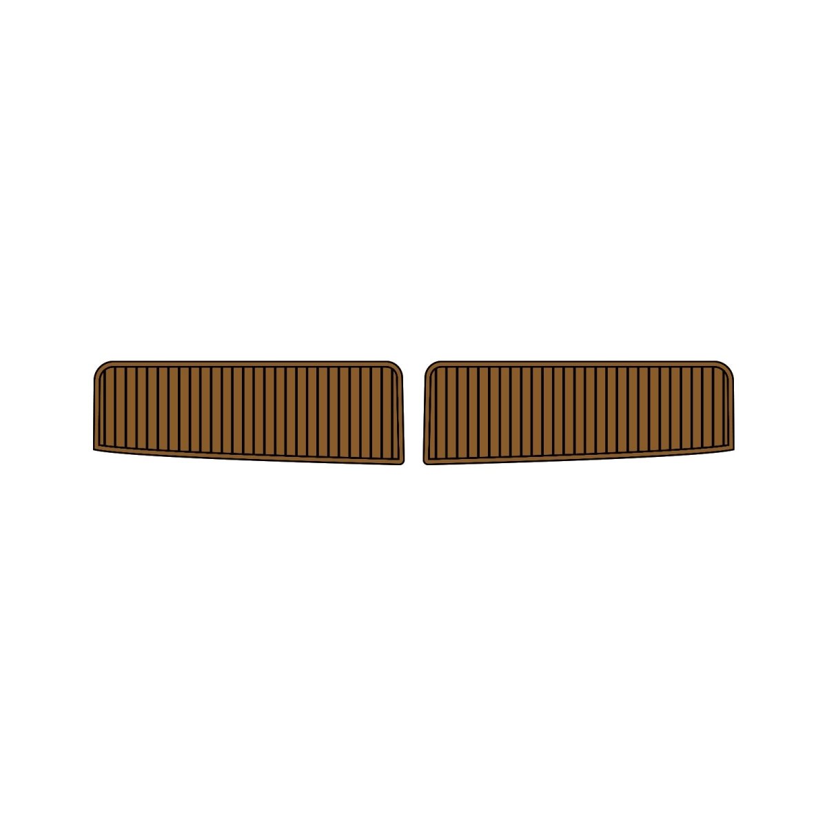 Eliminator Eagle 25 1997 EVA Foam Faux Teak Boat Deck Mat Flooring Marine Decking - HJDECK