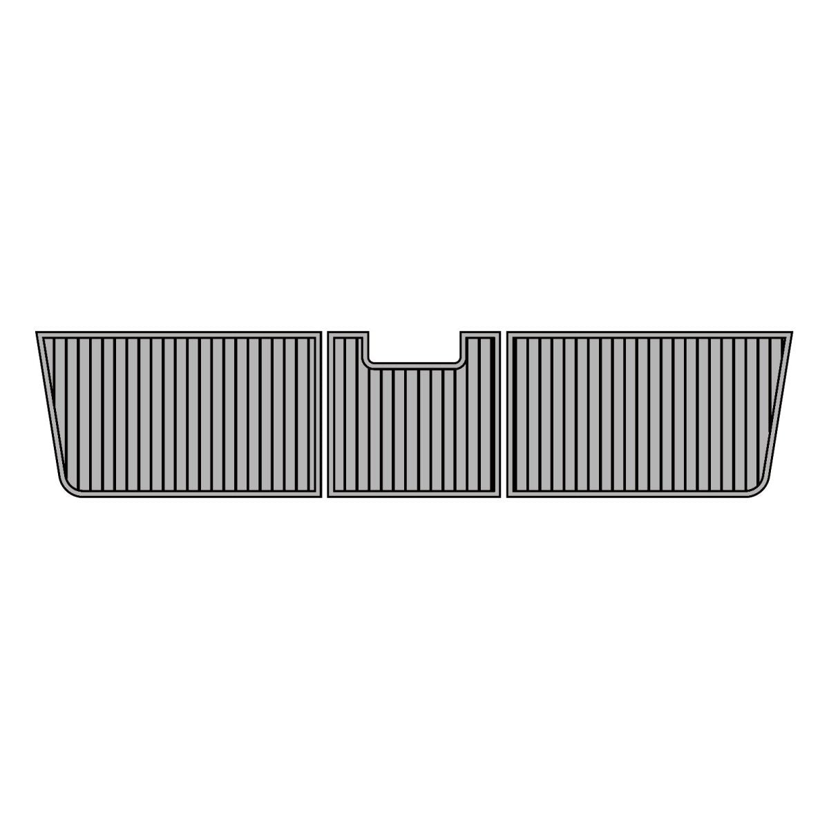 Essex Stirling 21 1998 Faux Teak Boat Deck EVA Foam Marine Flooring - HJDECK