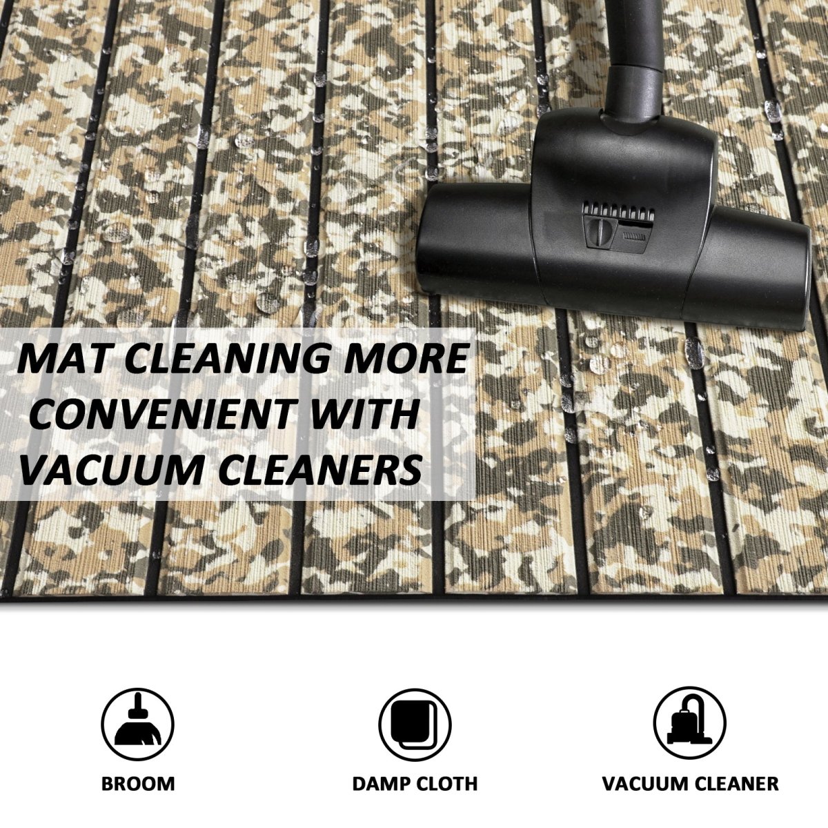 EVA Foam Boat Decking with Self - Adhesive Non - Slip Camo Boat Flooring for Bass Boats - HJDECK