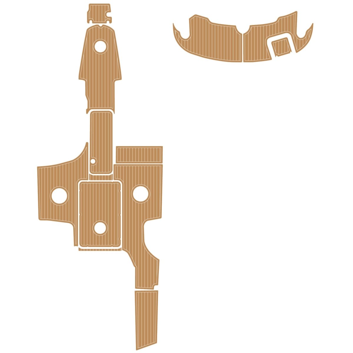 Formula 240 BR 2006 - 2013 EVA Foam Marine Flooring Cockpit Floor Pad - HJDECK