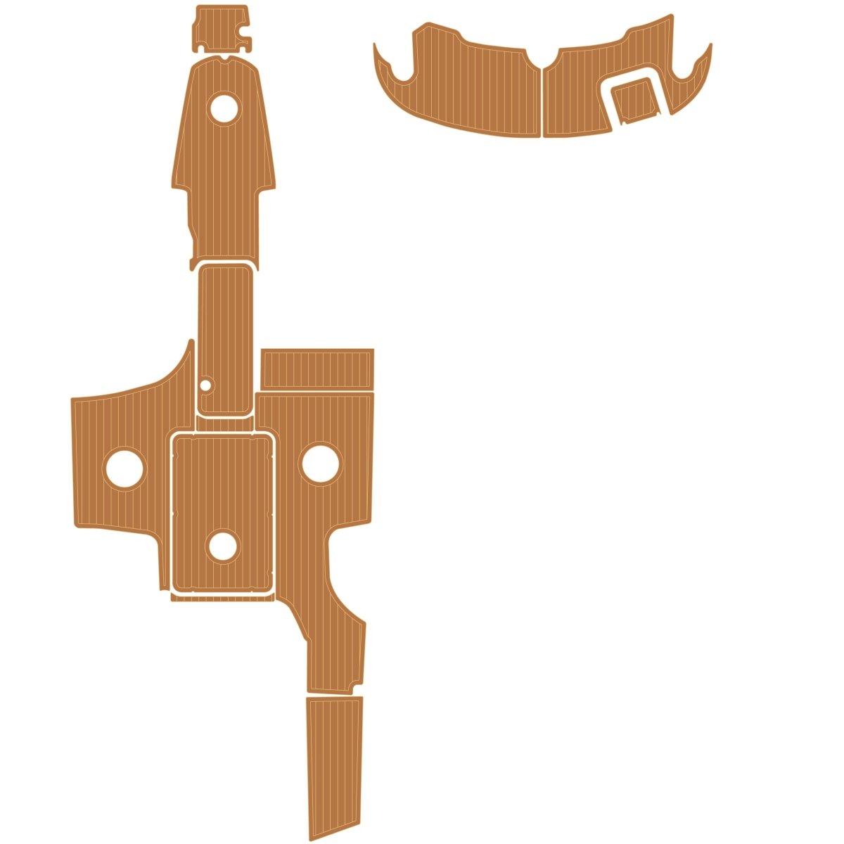 Formula 240 BR 2006 - 2013 EVA Foam Marine Flooring Cockpit Floor Pad - HJDECK