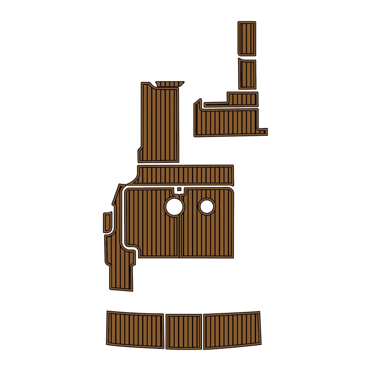 Formula 31 PC EVA Foam Boat Flooring Cockpit Floor Pad - HJDECK