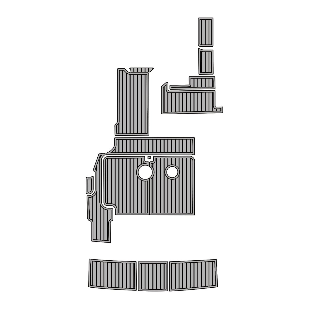 Formula 31 PC EVA Foam Boat Flooring Cockpit Floor Pad - HJDECK