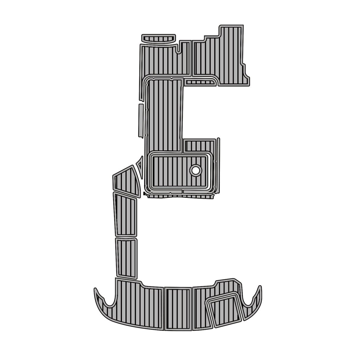 Formula 310 SS 2008 EVA Foam Marine Flooring Cockpit Floor Pads - HJDECK