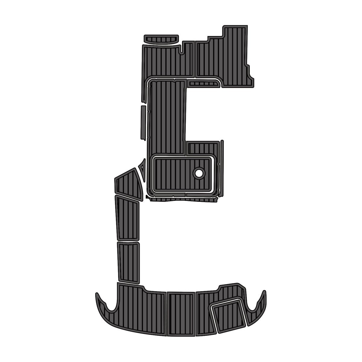 Formula 310 SS 2008 EVA Foam Marine Flooring Cockpit Floor Pads - HJDECK