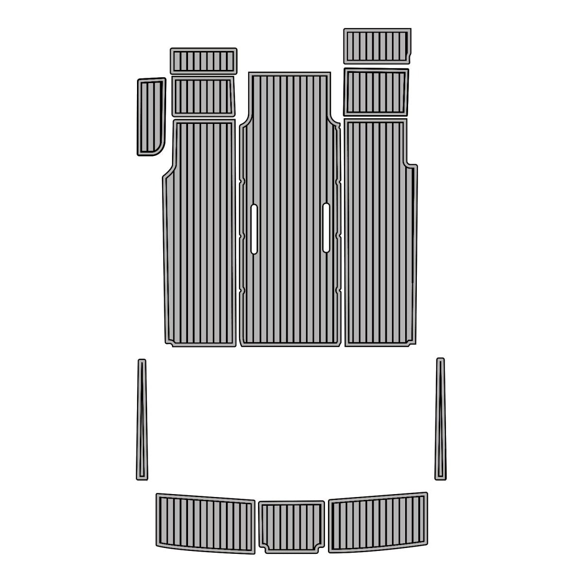 Formula Fastech 2004 EVA Foam Marine Flooring Cockpit Floor Pads - HJDECK
