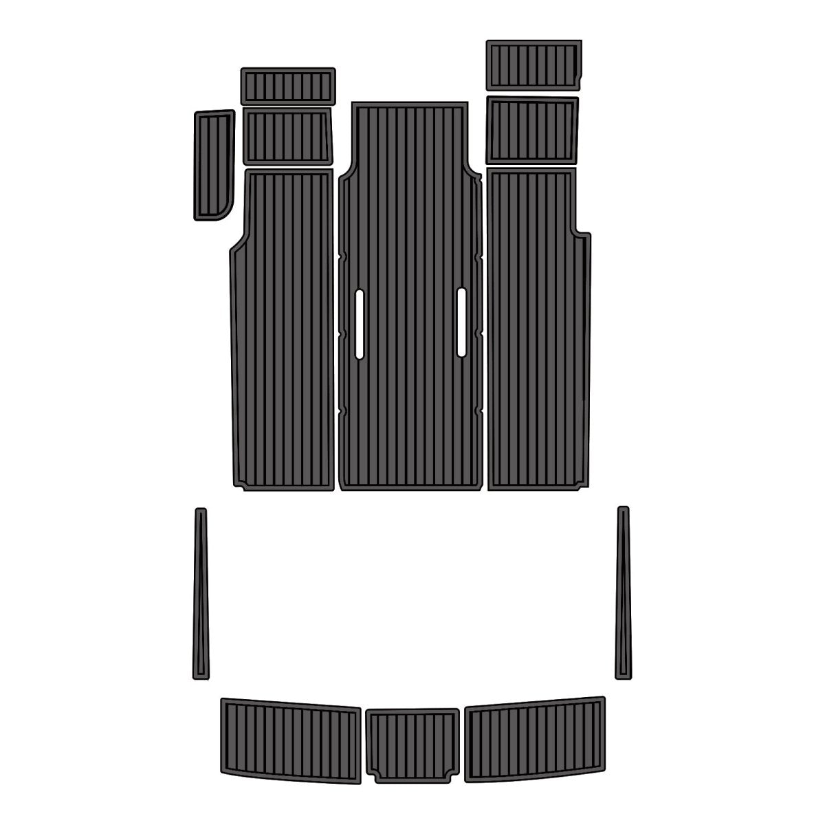 Formula Fastech 2004 EVA Foam Marine Flooring Cockpit Floor Pads - HJDECK