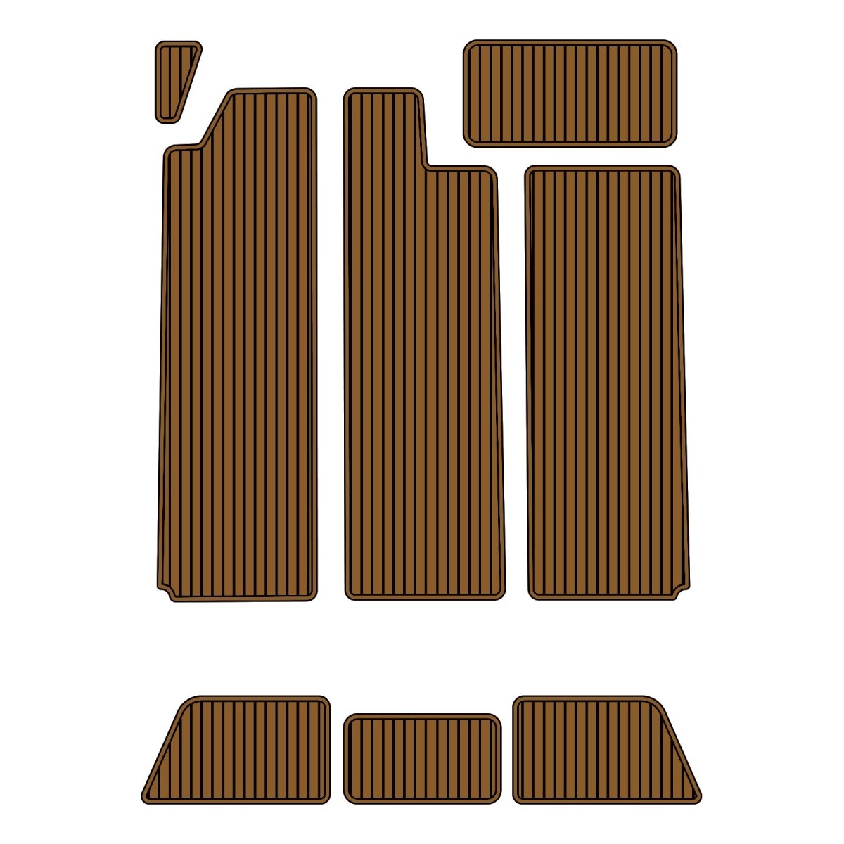 Fountain Lightning 38 2001 EVA Foam Boat Deck Mat Flooring Marine Decking Pad - HJDECK