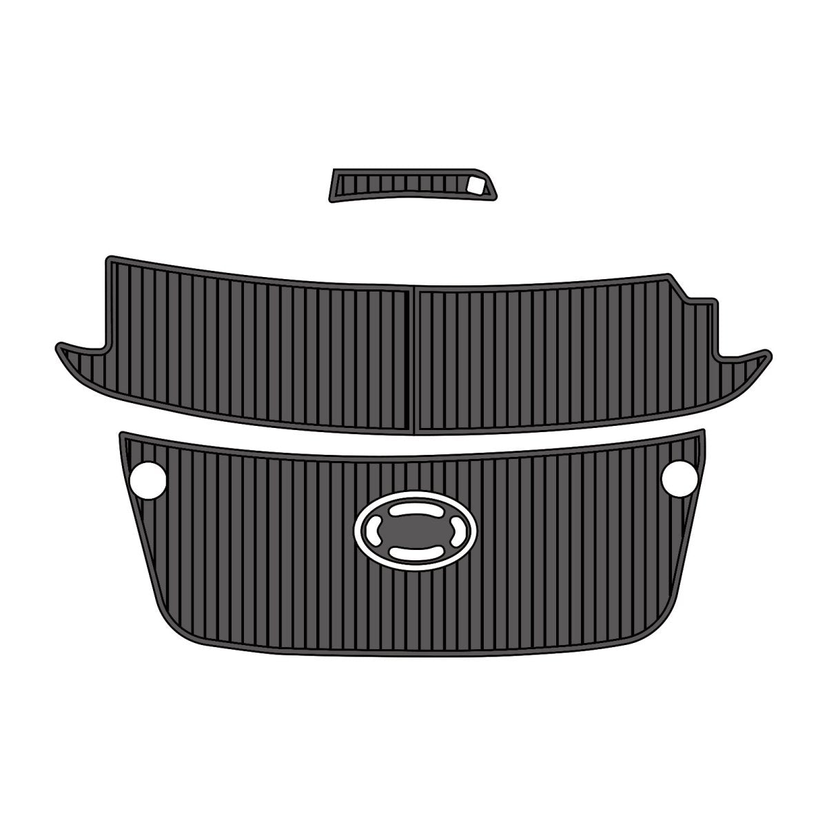 Four Winns 240 1995 EVA Foam Faux Teak Boat Deck Mat Flooring Marine Decking - HJDECK