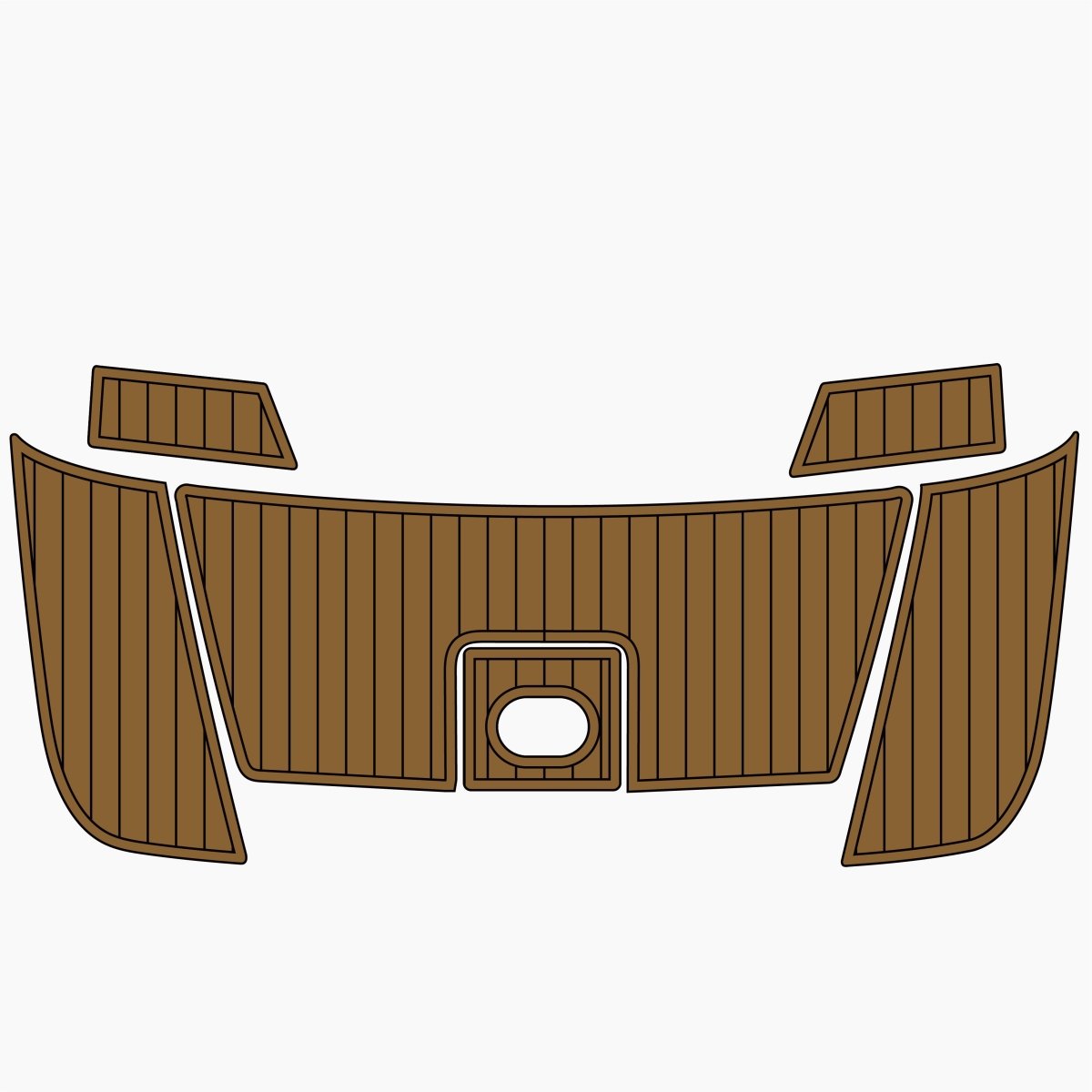 Four Winns Alexander 290 2017 EVA Foam Imitation Teak Flooring for Boats - HJDECK