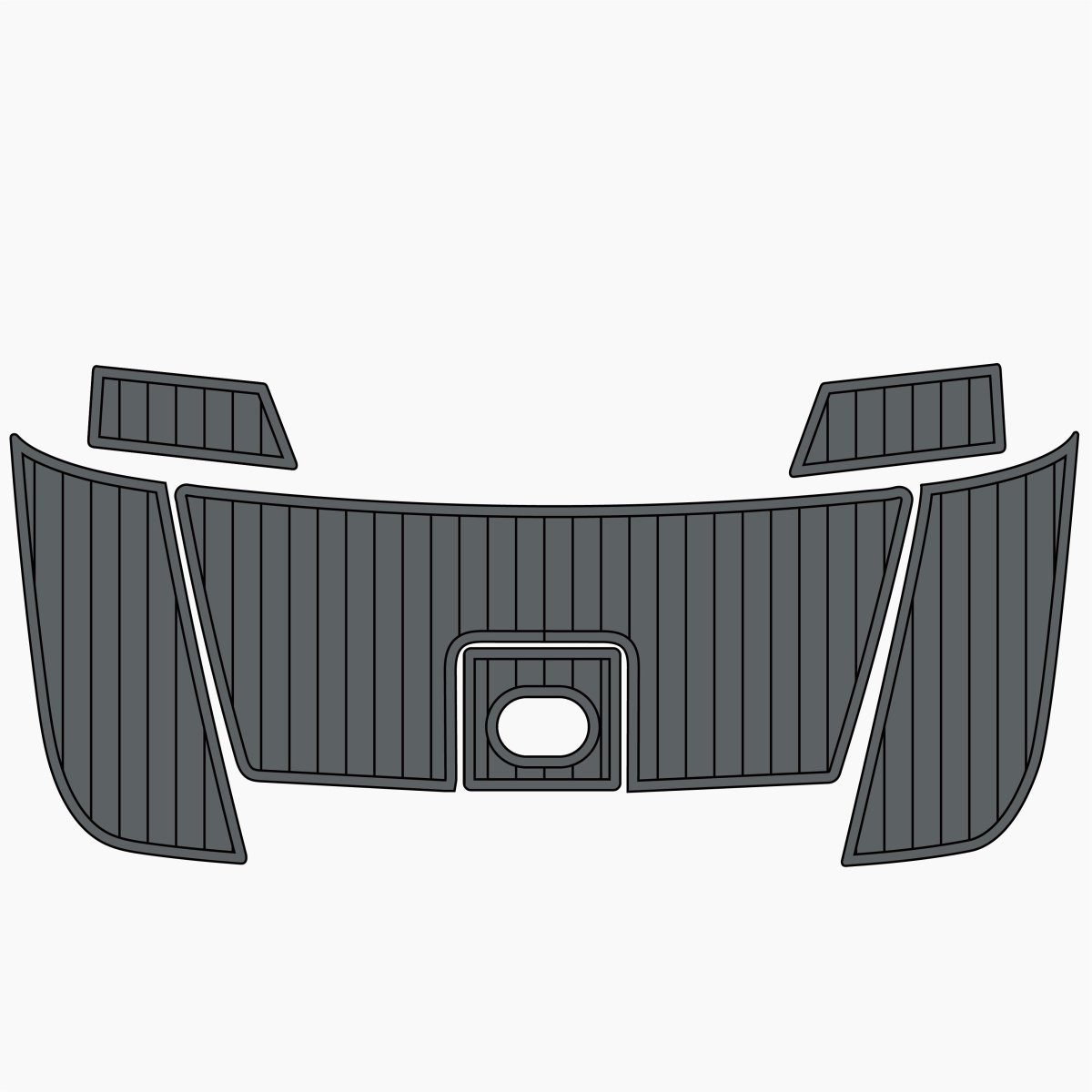 Four Winns Alexander 290 2017 EVA Foam Imitation Teak Flooring for Boats - HJDECK