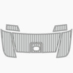 Four Winns Alexander 290 2017 EVA Foam Imitation Teak Flooring for Boats - HJDECK