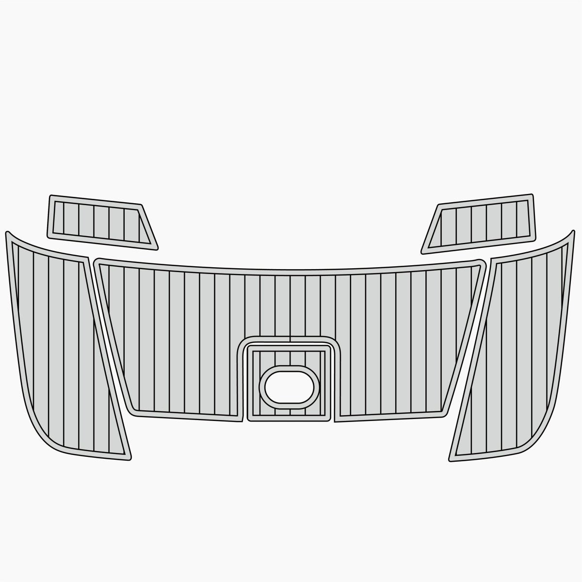 Four Winns Alexander 290 2017 EVA Foam Imitation Teak Flooring for Boats - HJDECK