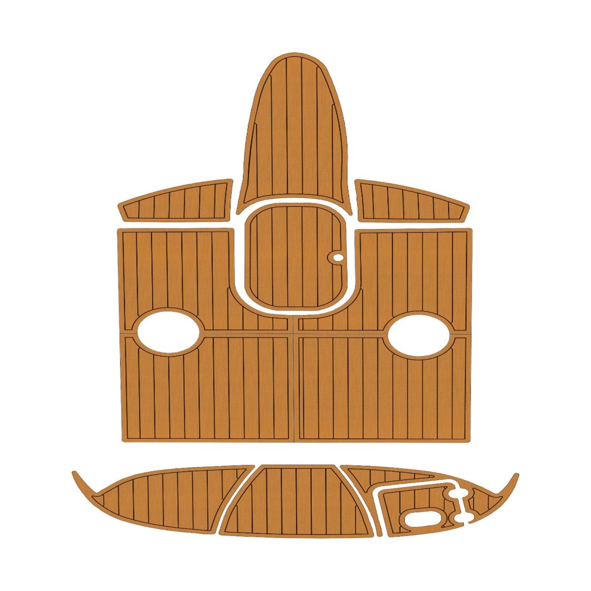 Four Winns H200 2005 - 2008 EVA Foam Boat Swim Deck Mat Flooring Marine Decking - HJDECK