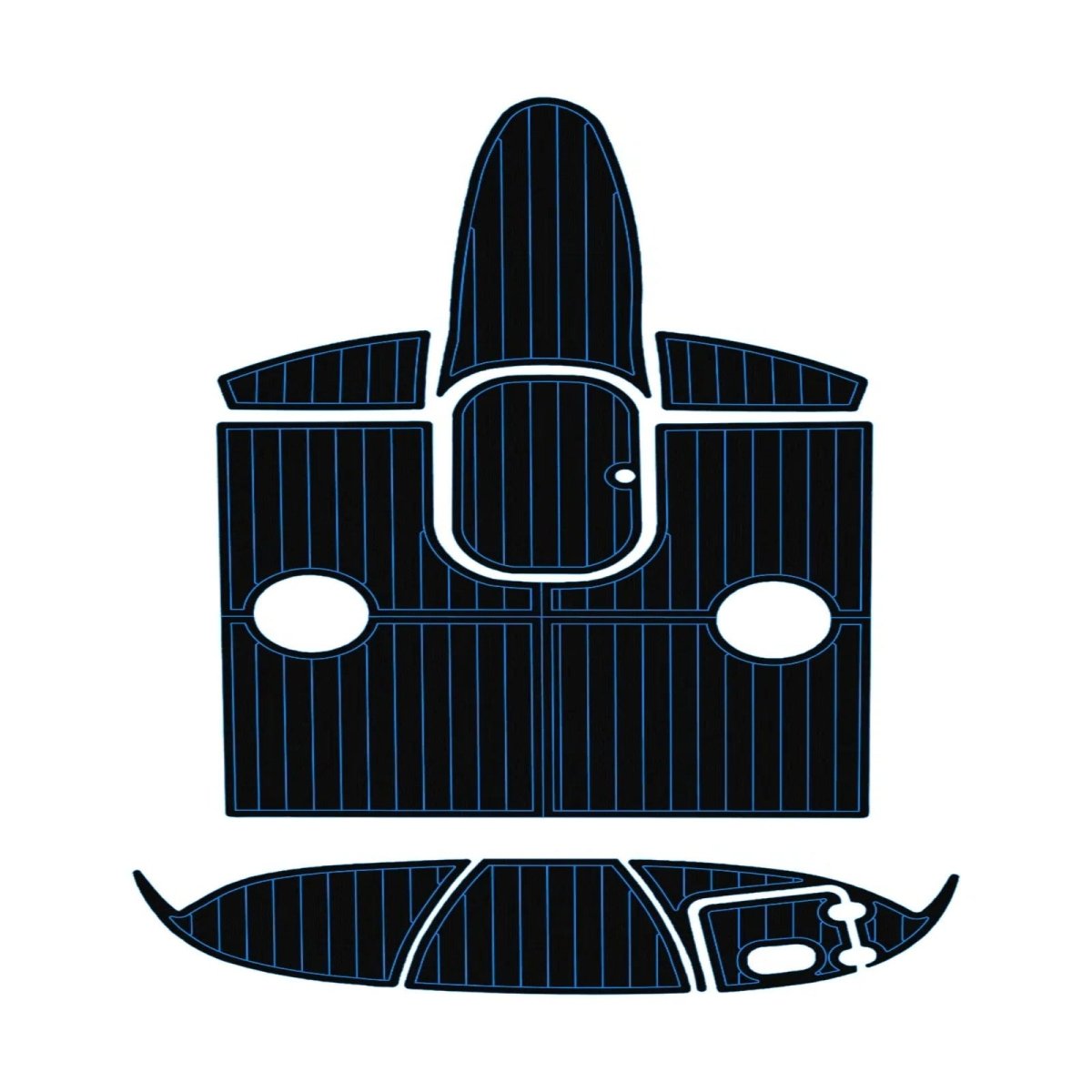 Four Winns H200 2005 - 2008 EVA Foam Boat Swim Deck Mat Flooring Marine Decking - HJDECK