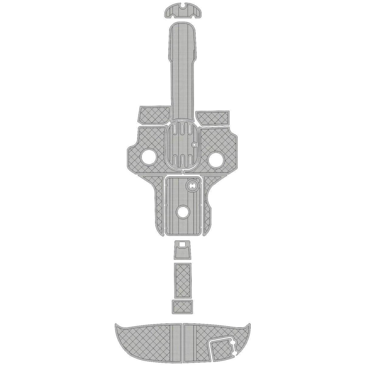 Four Winns Horizon 240 2011 EVA Foam Boat Flooring Swim Platform Cockpit Pad - HJDECK