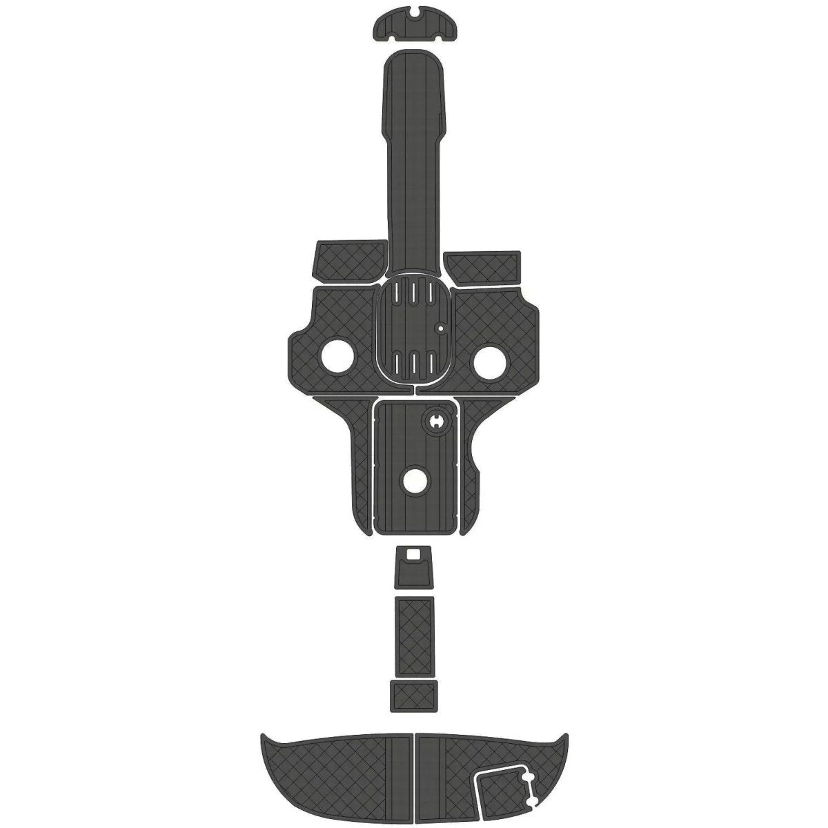Four Winns Horizon 240 2011 EVA Foam Boat Flooring Swim Platform Cockpit Pad - HJDECK
