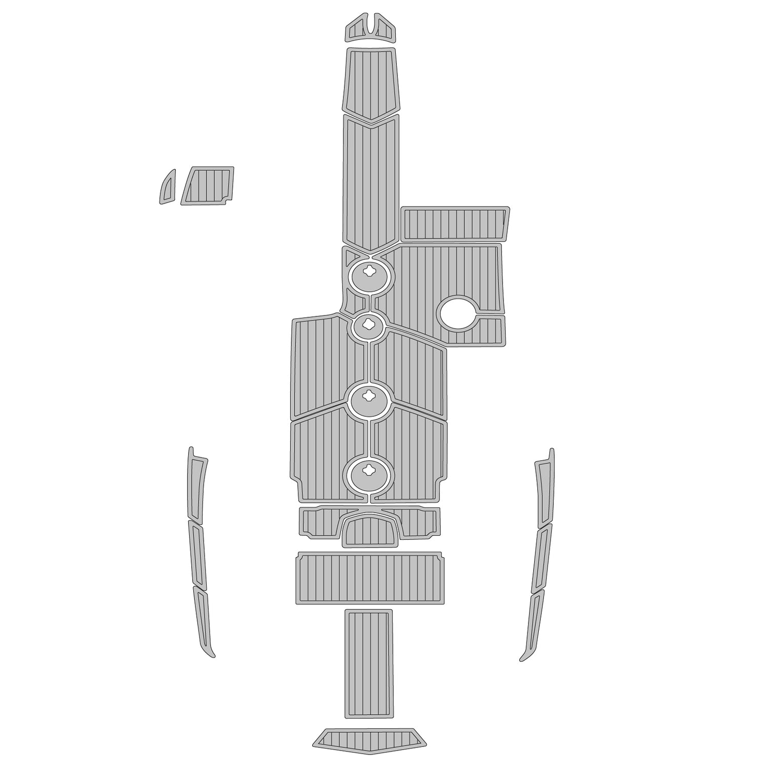 2013 Mastercraft X10 Pre Cut Boat Flooring Kit EVA Foam Marine Decking