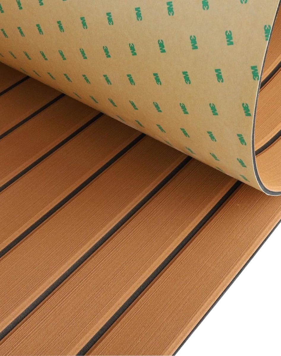 High Hardness Faux Teak Boat Flooring - HJDECK