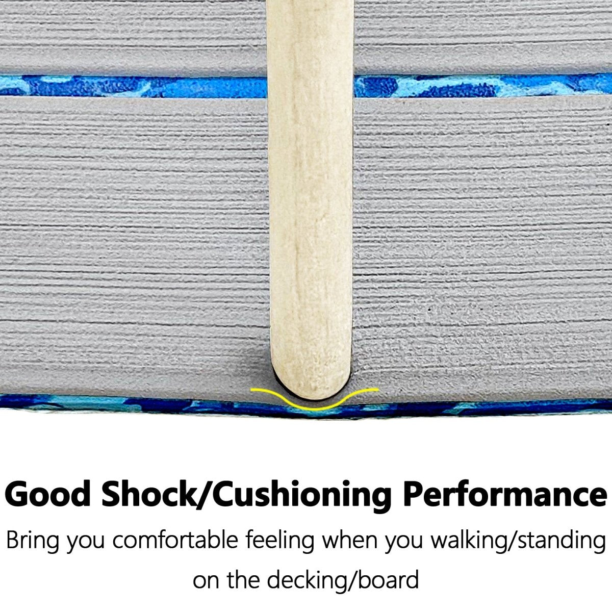 Hjdeck EVA Foam Boat Decking Faux Teak Marine Mat Self - Adhesive for RV Yacht Kayak - HJDECK