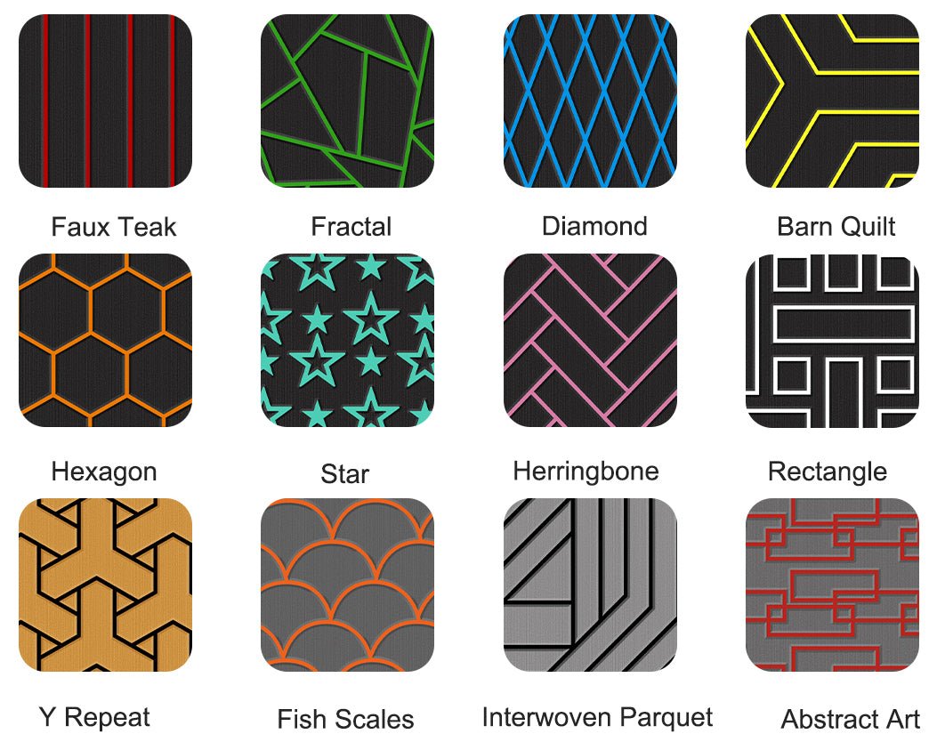 Honda 12 Jet Ski Traction Mats Custom EVA Foam Pad - HJDECK