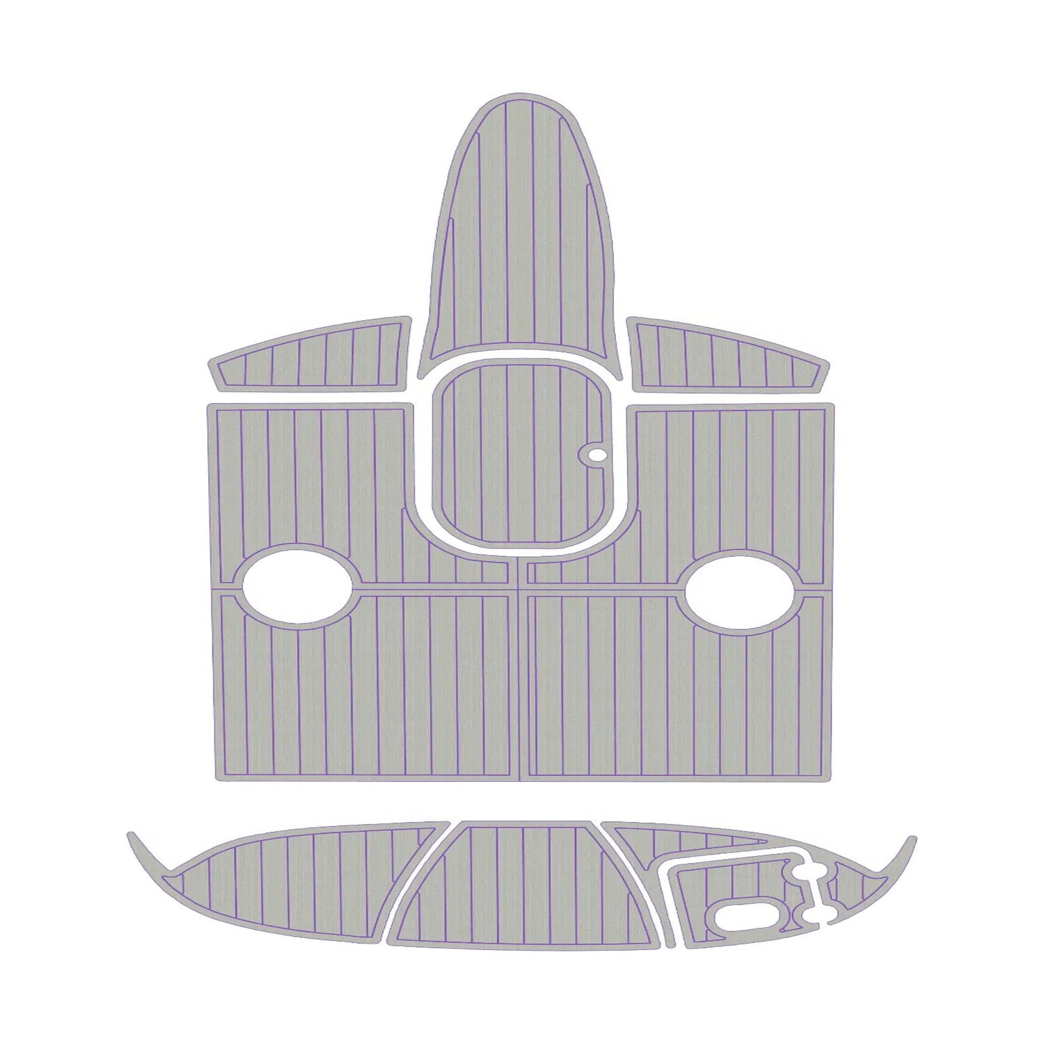 2005-2008 Four Winns H200 EVA Foam Boat Swim Deck Mat Flooring Marine Decking