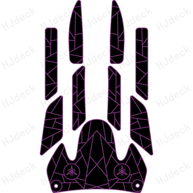 Jet Ski EVA Traction Mats for Yamaha GP1200R - Custom Designed - HJDECK