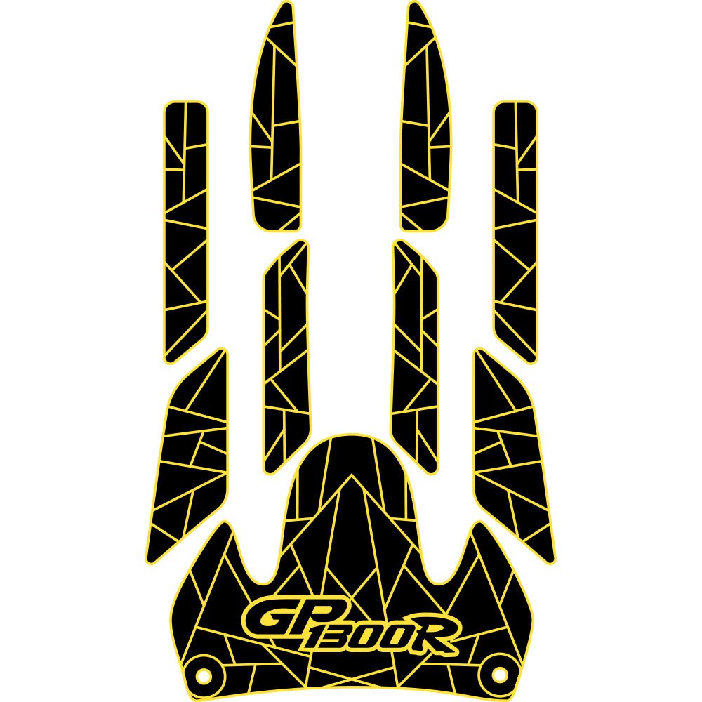 Jet Ski EVA Traction Mats for Yamaha GP1200R - Custom Designed - HJDECK