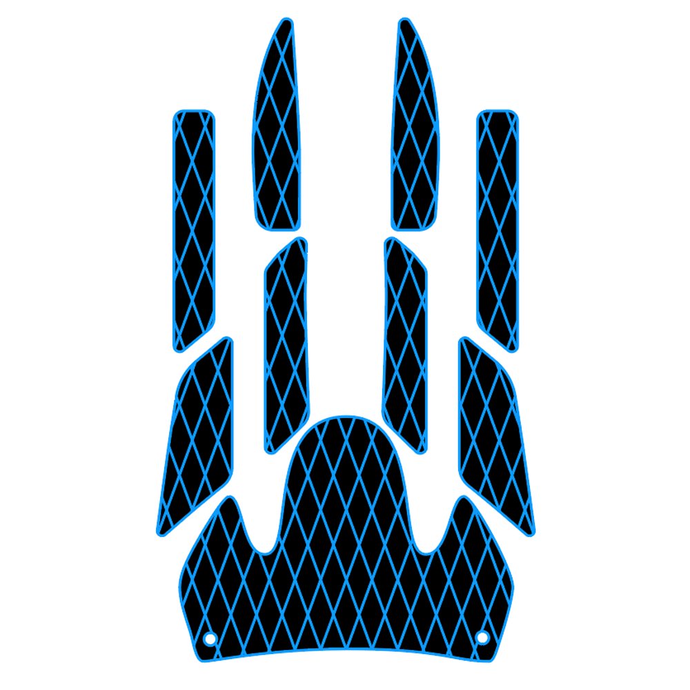 Jet Ski EVA Traction Mats for Yamaha GP1200R - Custom Designed - HJDECK