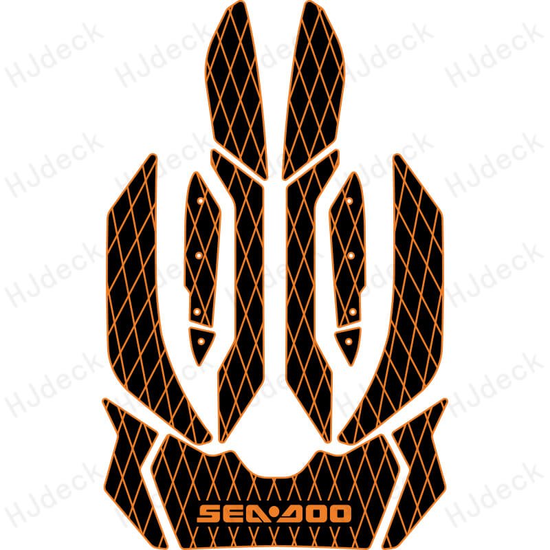 Jet Ski Traction Mats EVA Foam Flooring Kits for Sea Doo 2012-2016 RXP-X 260, 2012-2020 RXP-X 300, 2017-2019 GTR-X 230 - HJDECK