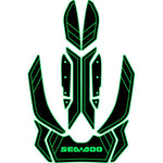 Jet Ski Traction Mats EVA Foam for 2012-2020 Sea Doo RXP GTR - HJDECK