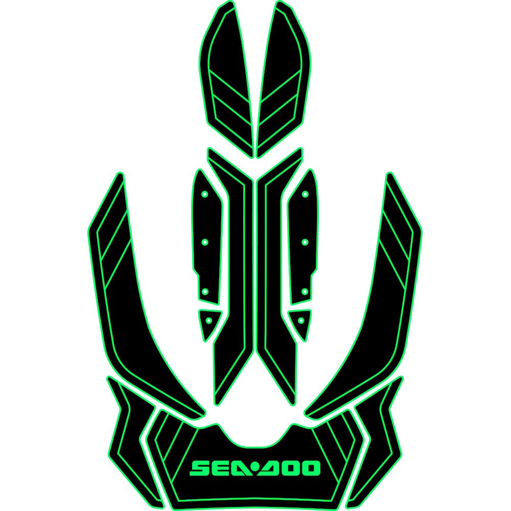Jet Ski Traction Mats EVA Foam for 2012-2020 Sea Doo RXP GTR - HJDECK