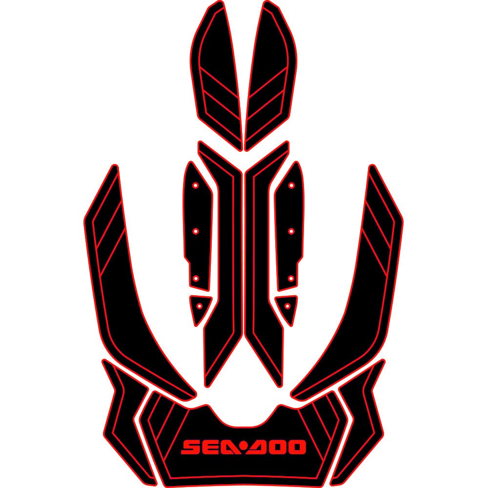 Jet Ski Traction Mats EVA Foam for 2012-2020 Sea Doo RXP GTR - HJDECK
